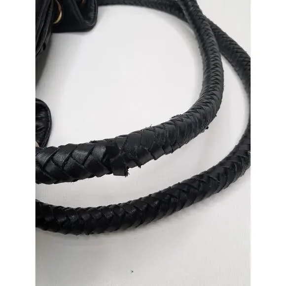 Rosie Pope Pregnant In Heals black Nylon pebbled leather diaper bag black - Picture 8 of 13